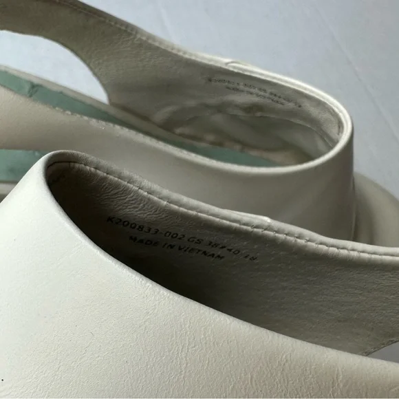 Camper Twins Velcro Slingback Mule Boot Shoe White Size 38 US Size 7.5 - Picture 11 of 14